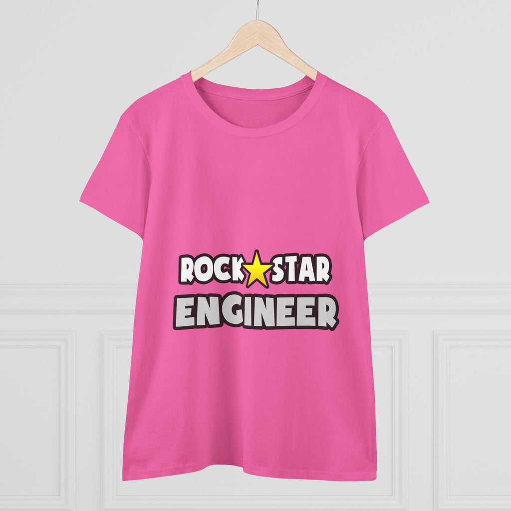 Rock Star Engineer (2) - Women's Midweight Cotton Tee