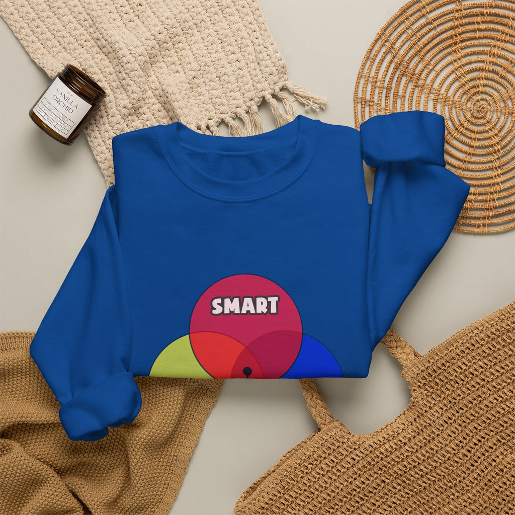 Venn Diagram .. Administrative Assistants - Unisex Heavy Blend™ Crewneck Sweatshirt