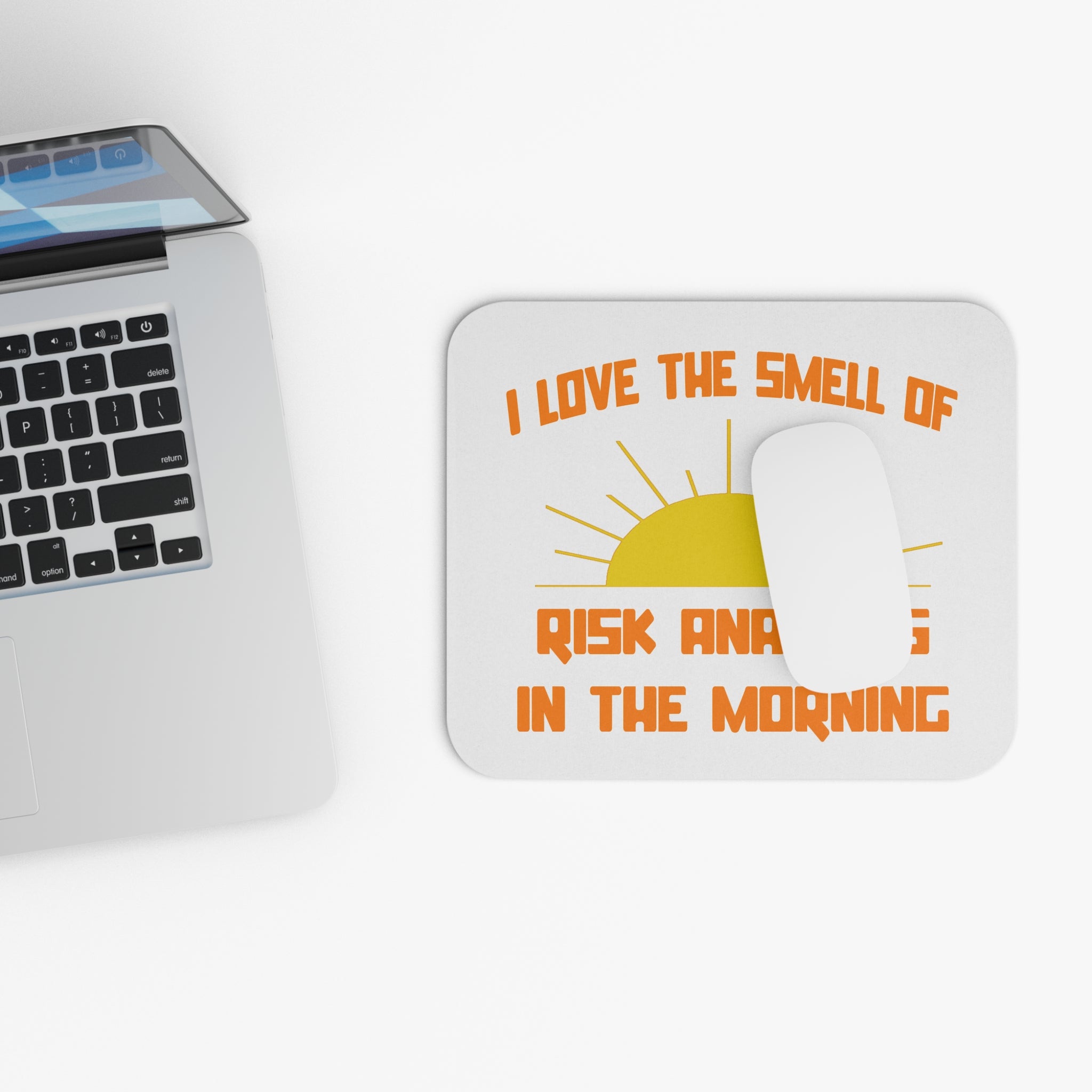 Smell of Risk Analysis in the Morning - Mouse Pad (Rectangle)
