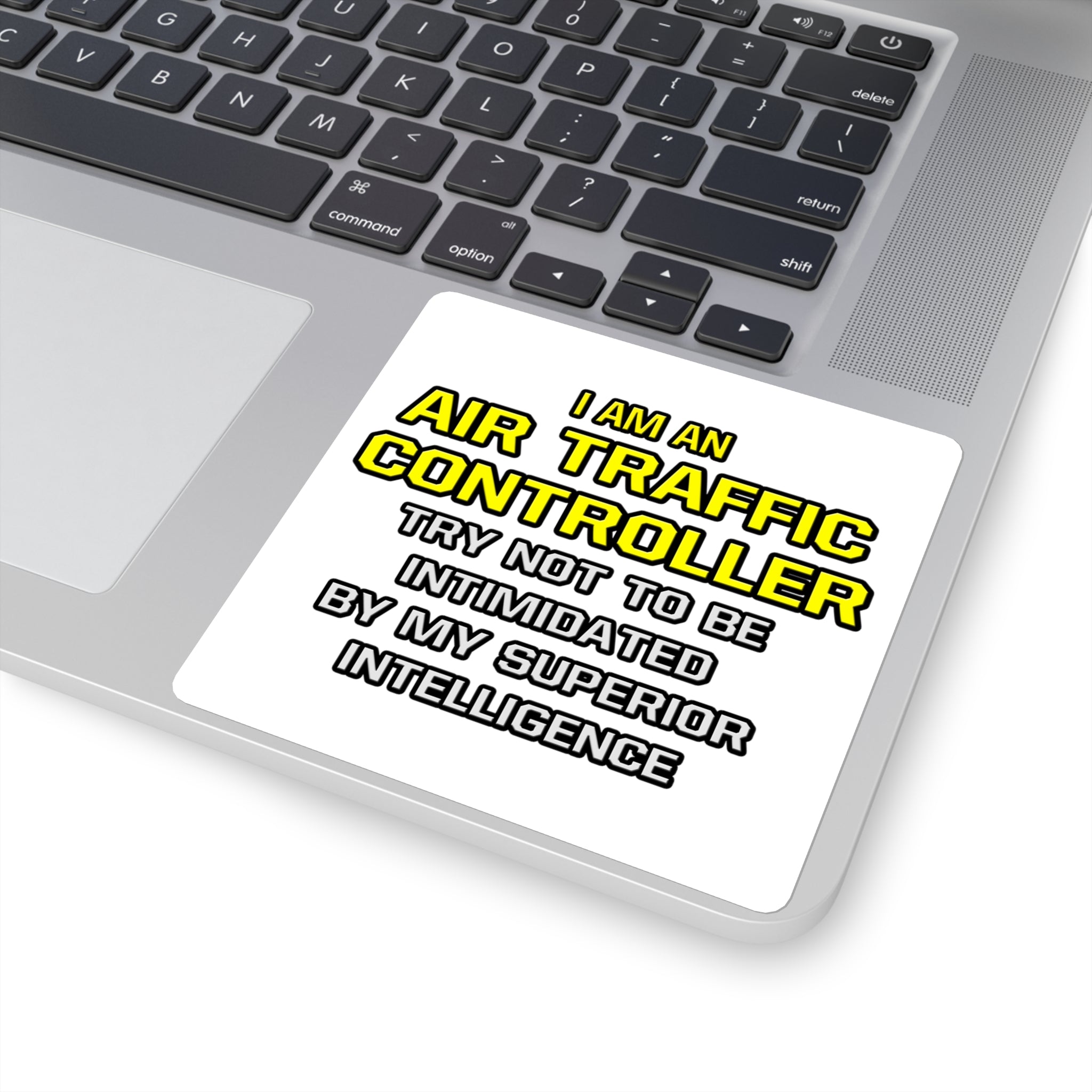 Air Traffic Controller...Superior Intelligence - Square Stickers