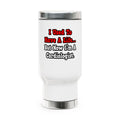 I Used to Have a Life...Cardiologist - Stainless Steel Travel Mug with Handle, 14oz