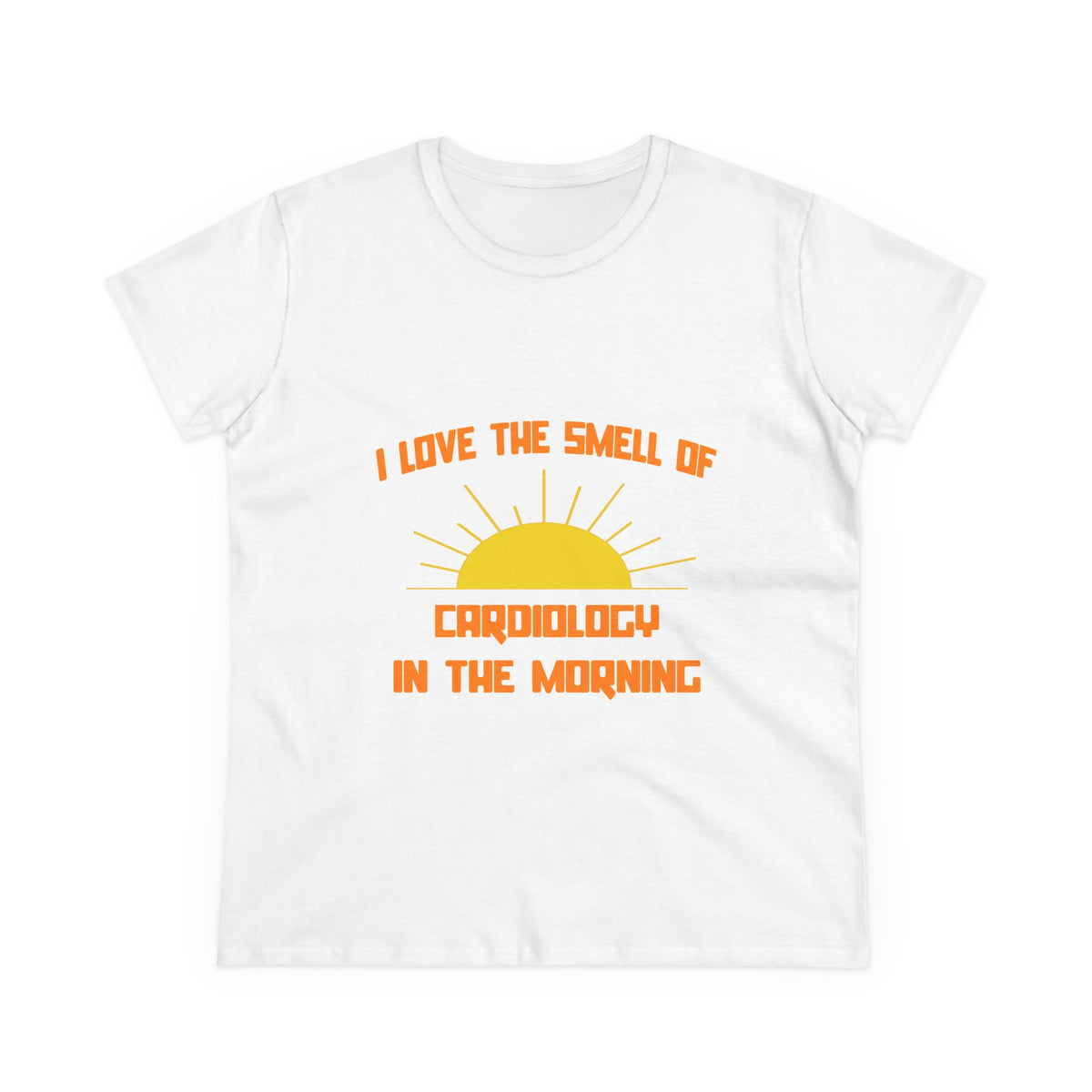 Smell of Cardiology in the Morning - Women's Midweight Cotton Tee