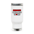 Archivists Make Great Lovers - Stainless Steel Travel Mug with Handle, 14oz