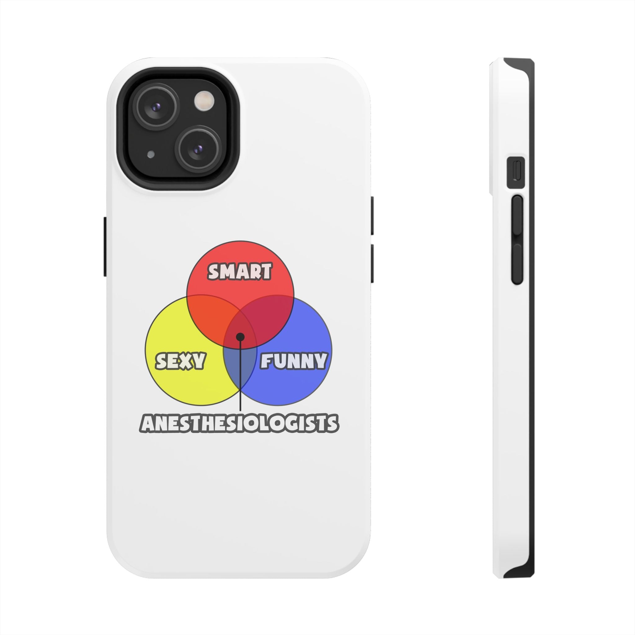 Venn Diagram .. Anesthesiologists - Tough Phone Cases