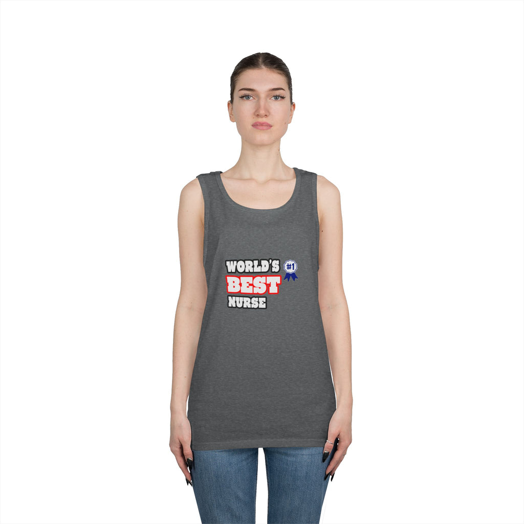 World's Best Nurse - Unisex Heavy Cotton Tank Top