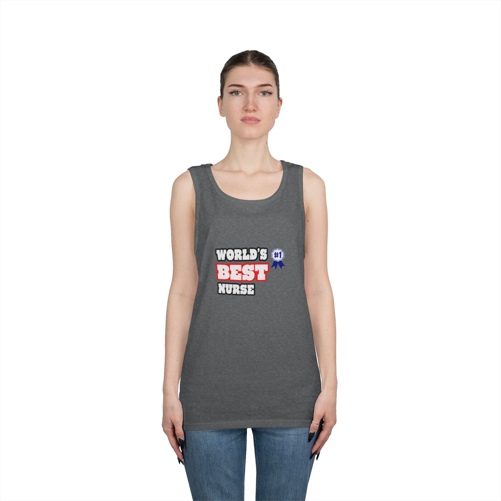 World's Best Nurse - Unisex Heavy Cotton Tank Top
