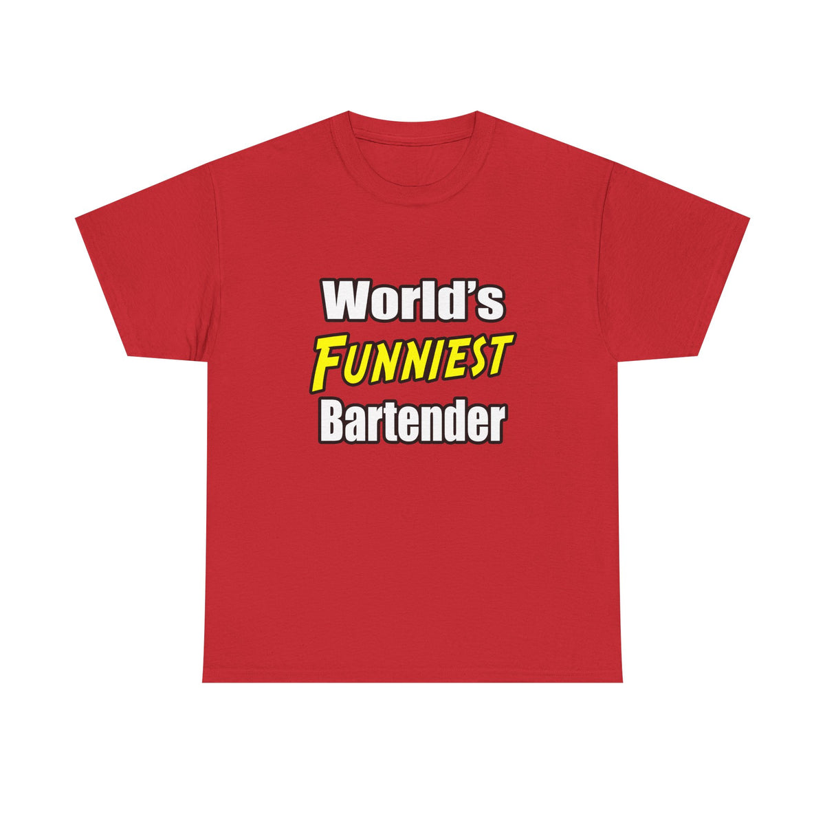 World's Funniest Bartender - Unisex Heavy Cotton Tee