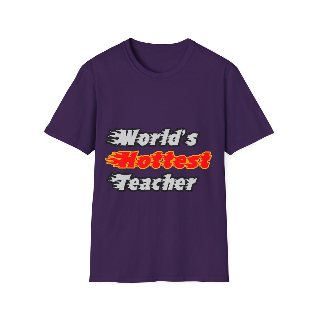 World's Hottest Teacher - Unisex Softstyle T-Shirt