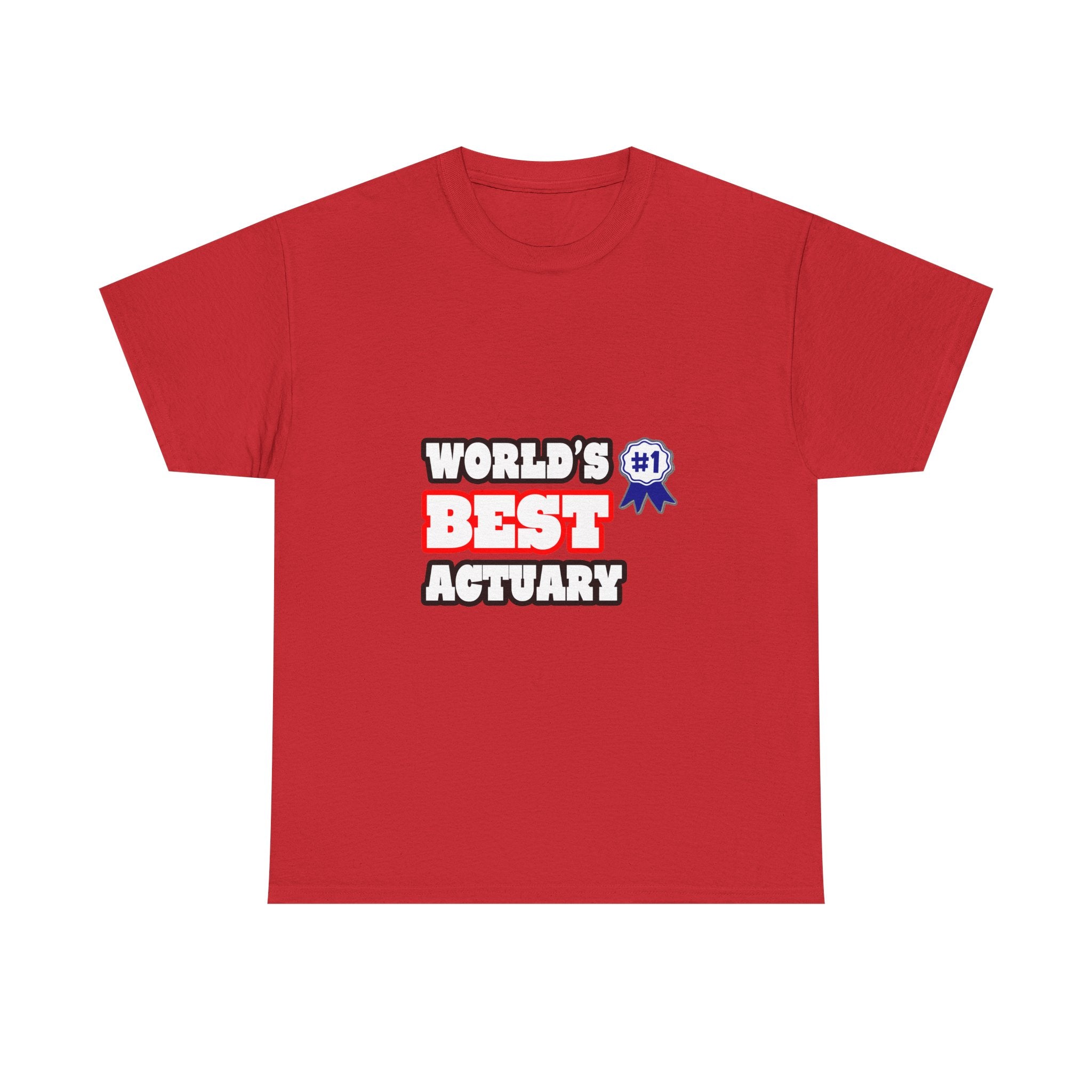 World's Best Actuary - Unisex Heavy Cotton Tee