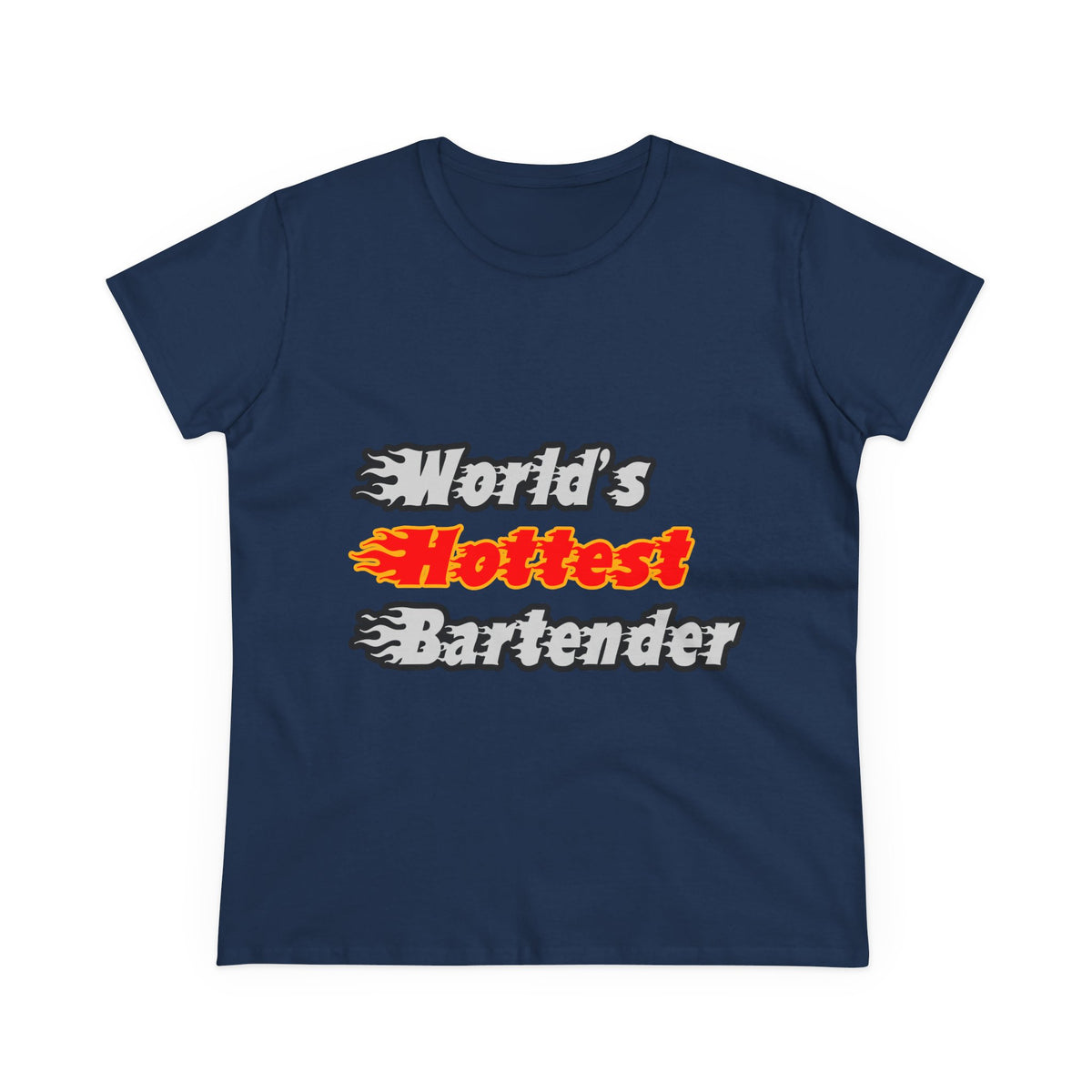 World's Hottest Bartender - Women's Midweight Cotton Tee