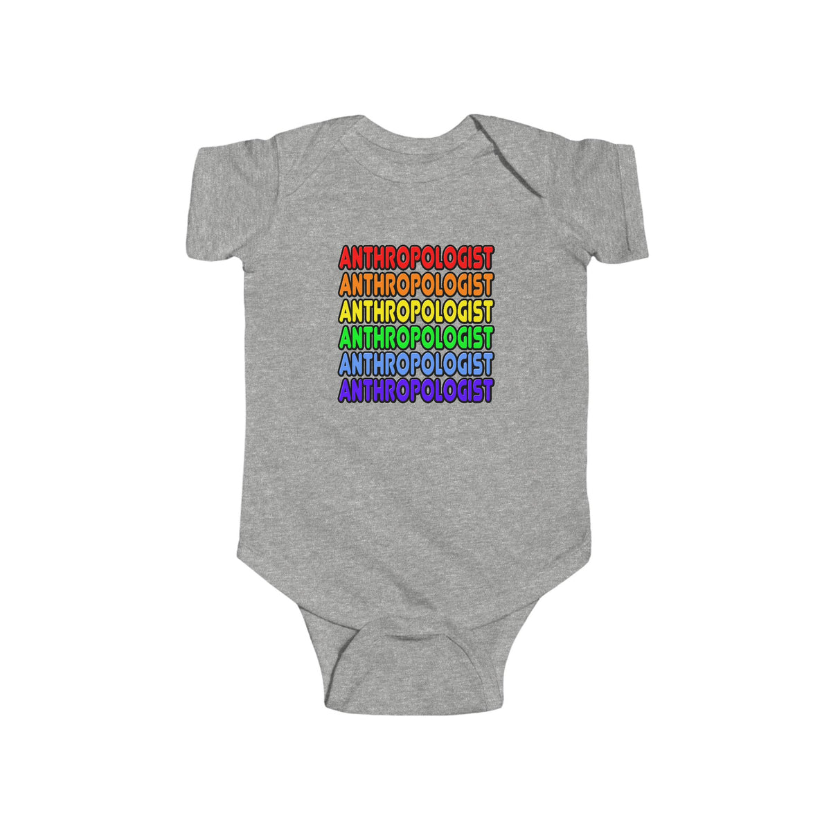 Rainbow Anthropologist - Infant Fine Jersey Bodysuit
