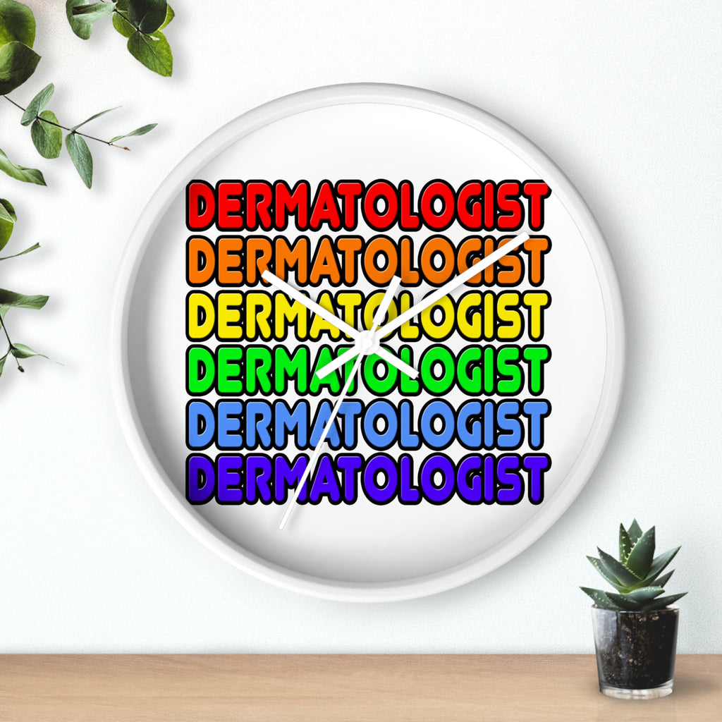 Rainbow Dermatologist - Wall Clock