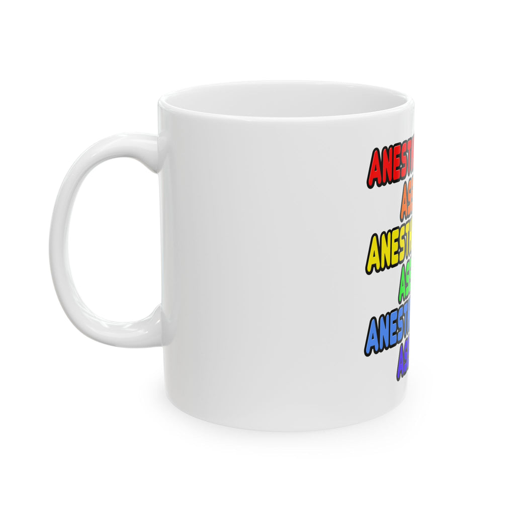 Rainbow Anesthesiologist Assistant - Ceramic Mug, (11oz, 15oz)