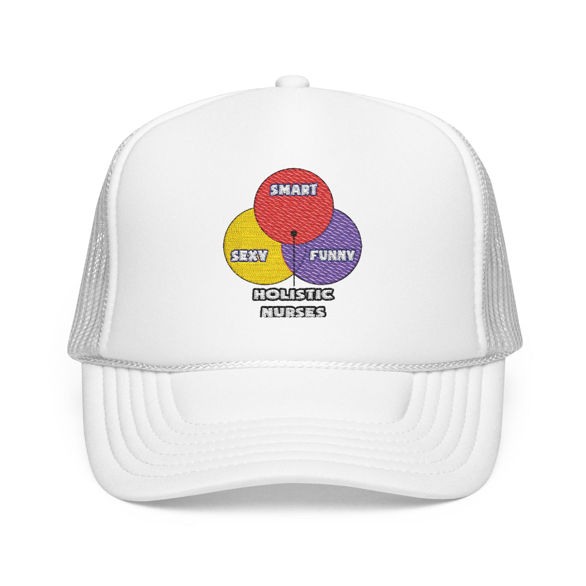 Venn Diagram .. Holistic Nurses - Foam Trucker Hat