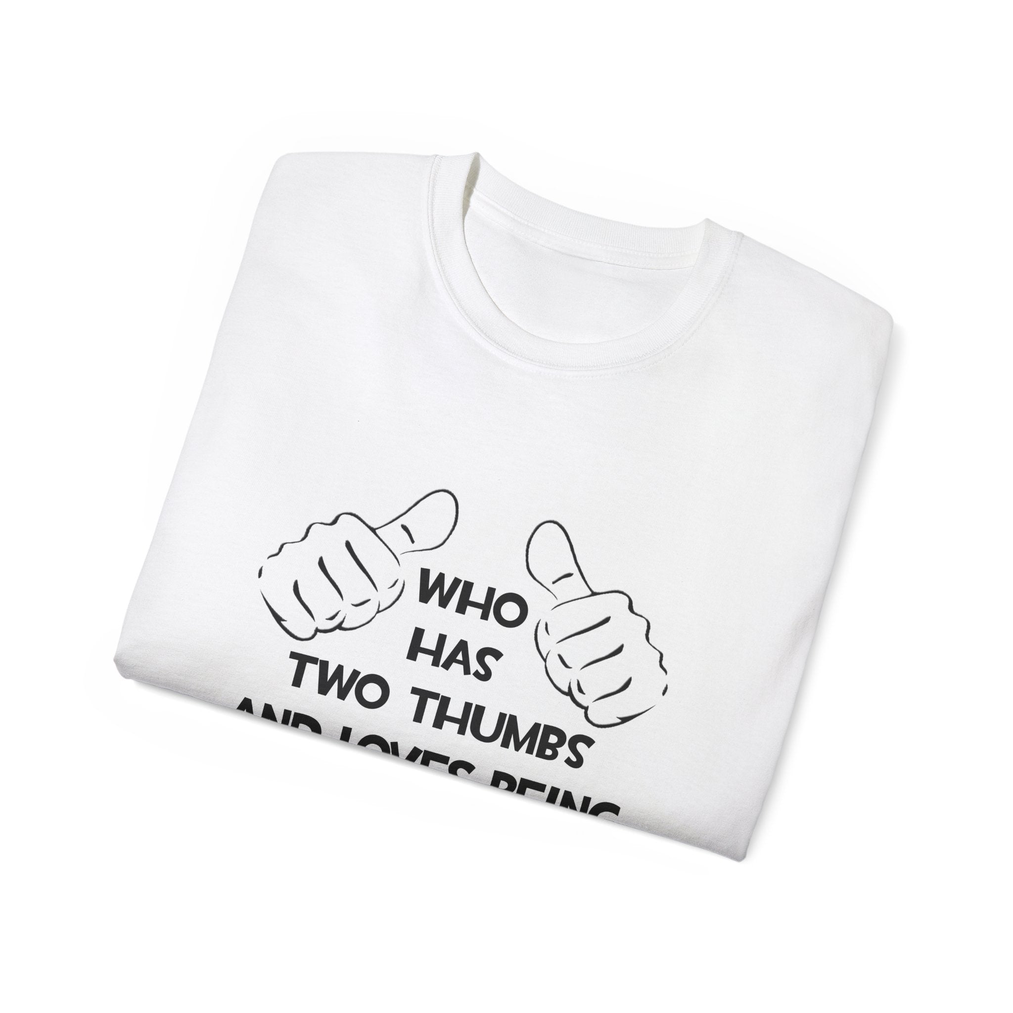 Two Thumbs and Loves Being an Astronomer - Unisex Ultra Cotton Tee
