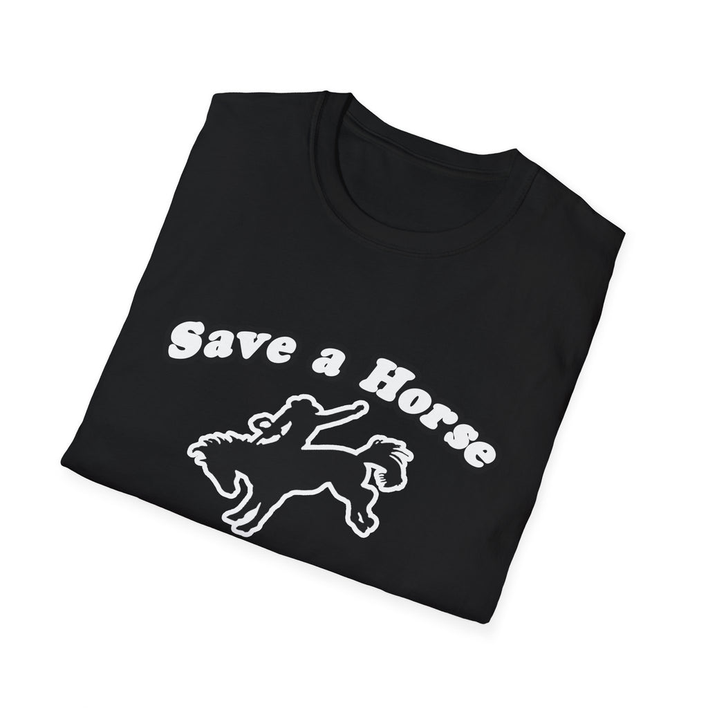 Save Horse Ride Biologist - Unisex Softstyle T-Shirt