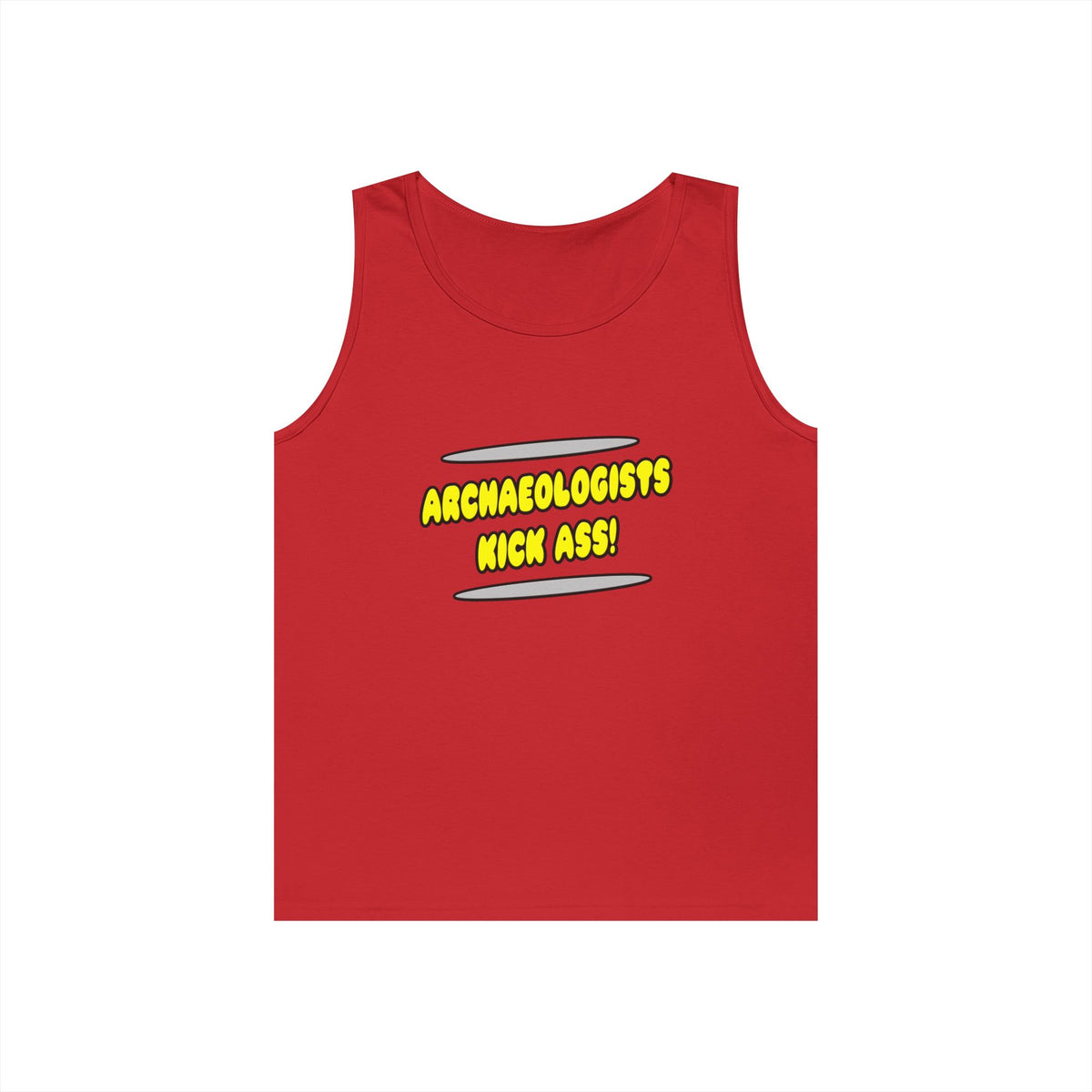 Archaeologists Kick Ass! - Unisex Heavy Cotton Tank Top