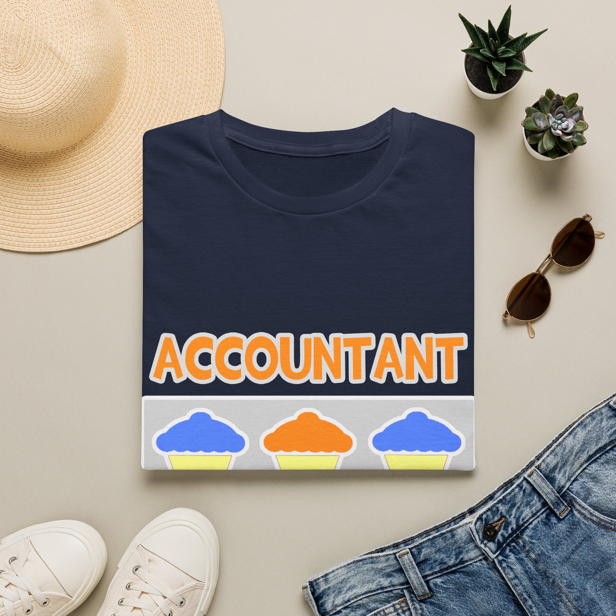 Accountant ... Will Work For Cupcakes - Unisex Softstyle T-Shirt