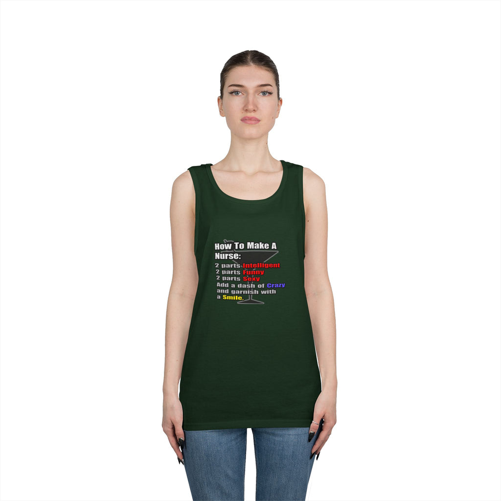 How To Make a Nurse - Unisex Heavy Cotton Tank Top