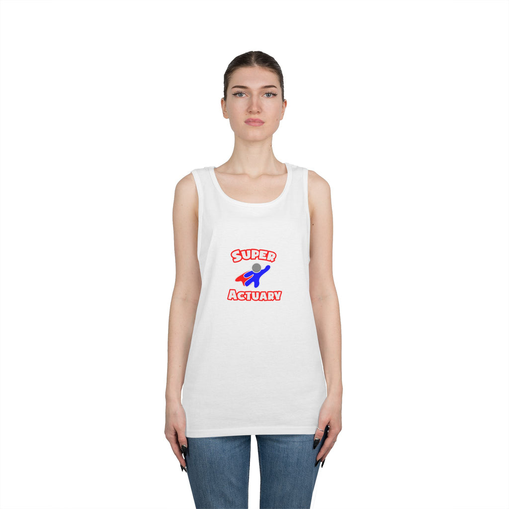 Super Actuary - Unisex Heavy Cotton Tank Top