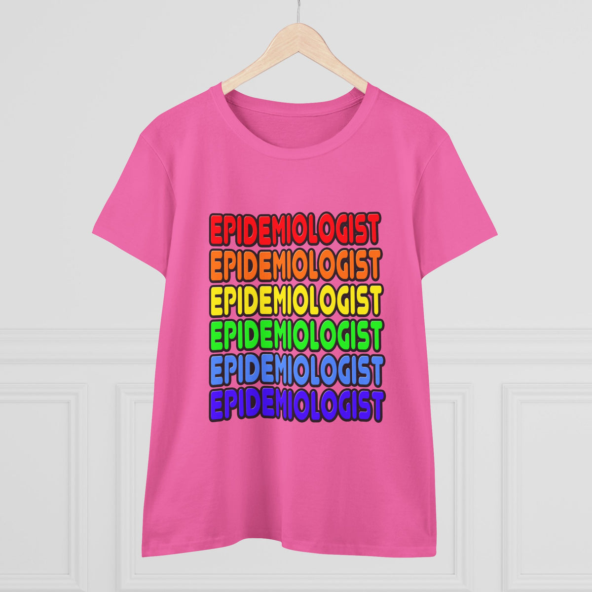 Rainbow Epidemiologist - Women's Midweight Cotton Tee