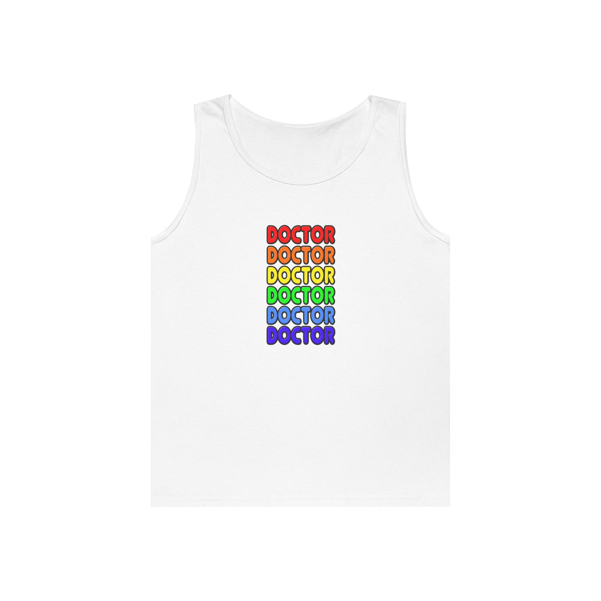 Rainbow Doctor - Unisex Heavy Cotton Tank Top