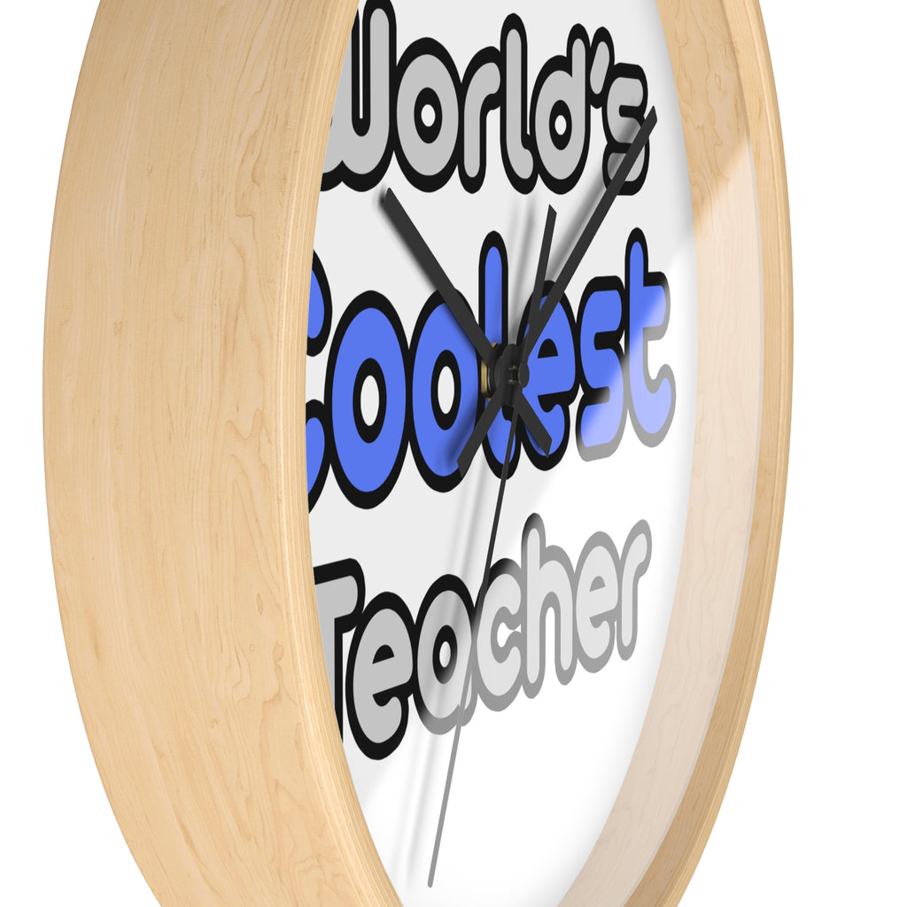 World's Coolest Teacher - Wall Clock