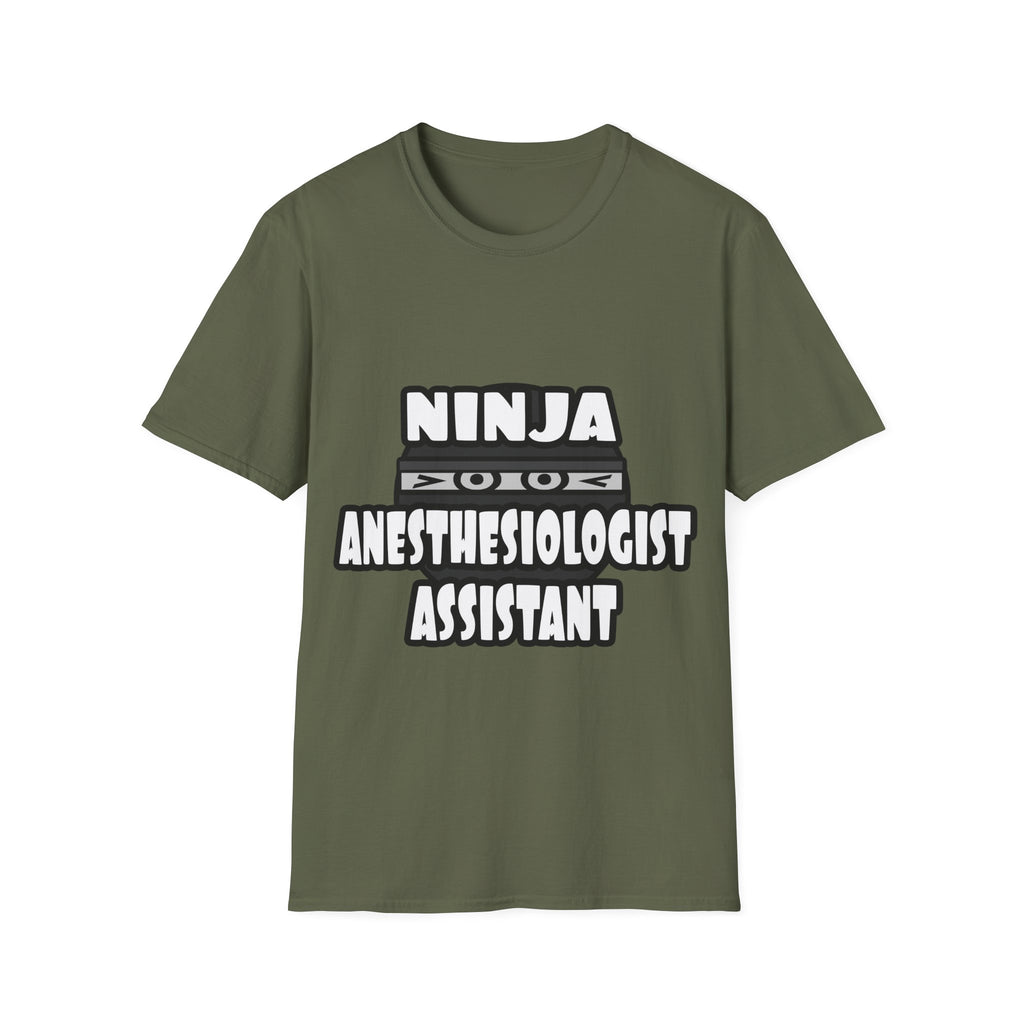 Ninja Anesthesiologist Assistant - Unisex Softstyle T-Shirt