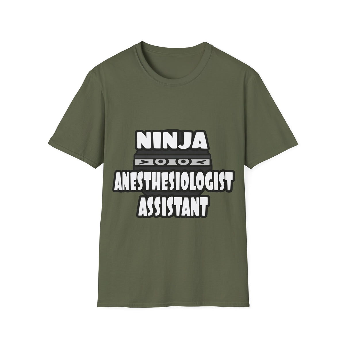 Ninja Anesthesiologist Assistant - Unisex Softstyle T-Shirt