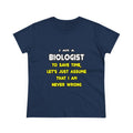 Funny Biologist T Shirts and Gifts - Women's Midweight Cotton Tee