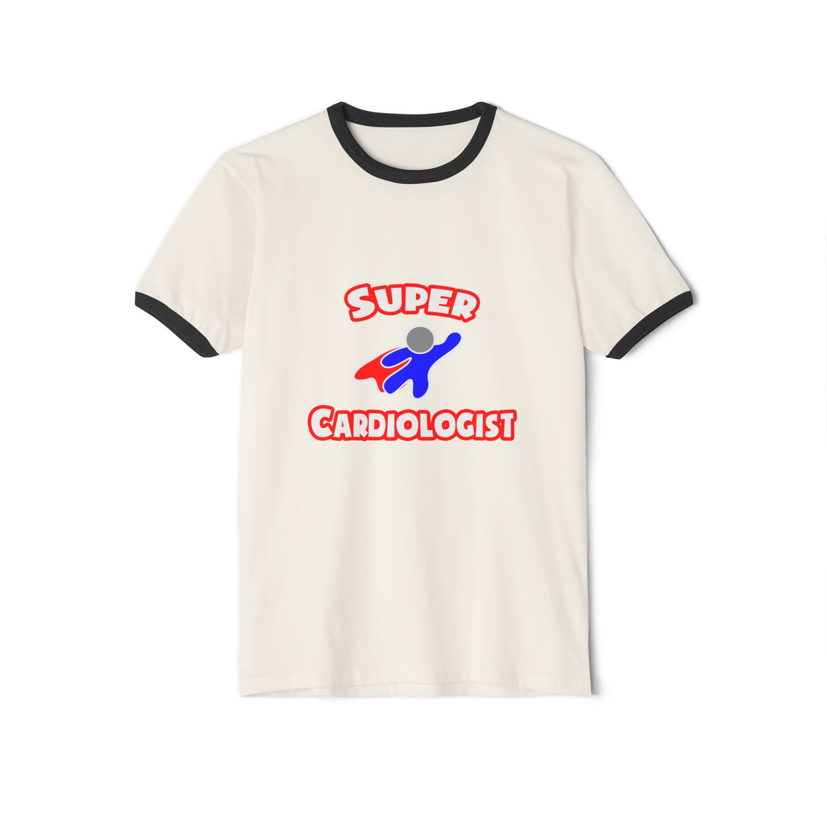 Super Cardiologist - Unisex Cotton Ringer T-Shirt