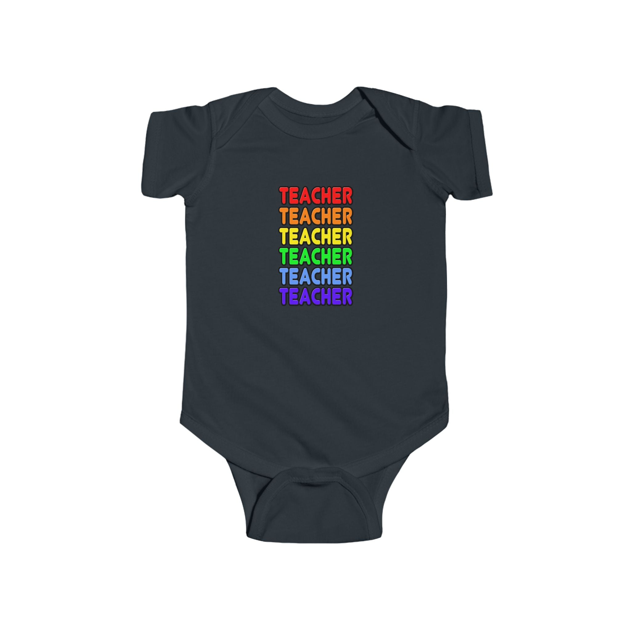 Rainbow Teacher - Infant Fine Jersey Bodysuit