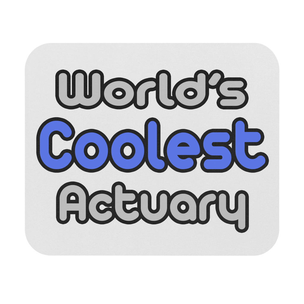 World's Coolest Actuary - Mouse Pad (Rectangle)