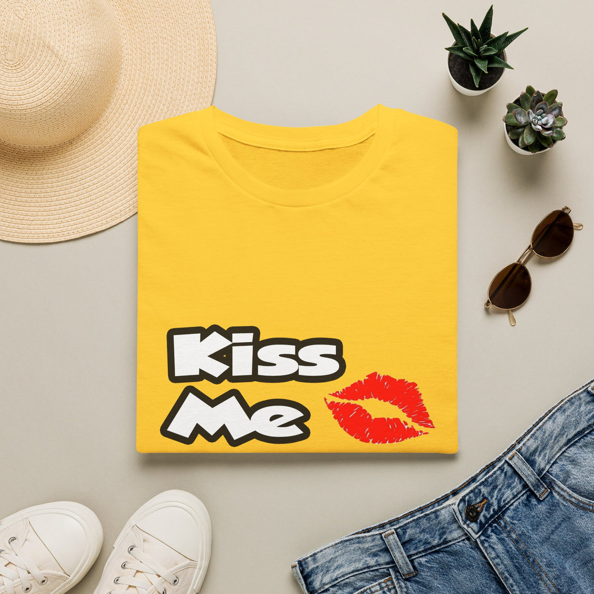 Kiss Me...I Am A Teacher - Unisex Softstyle T-Shirt