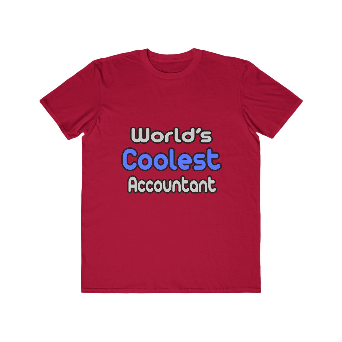 World's Coolest Accountant - Men's Lightweight Fashion Tee