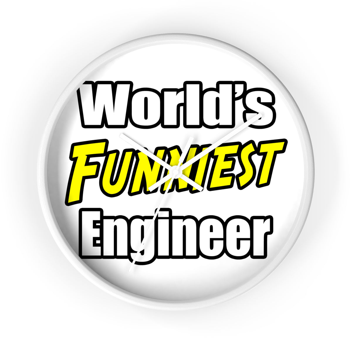 World's Funniest Engineer - Wall Clock