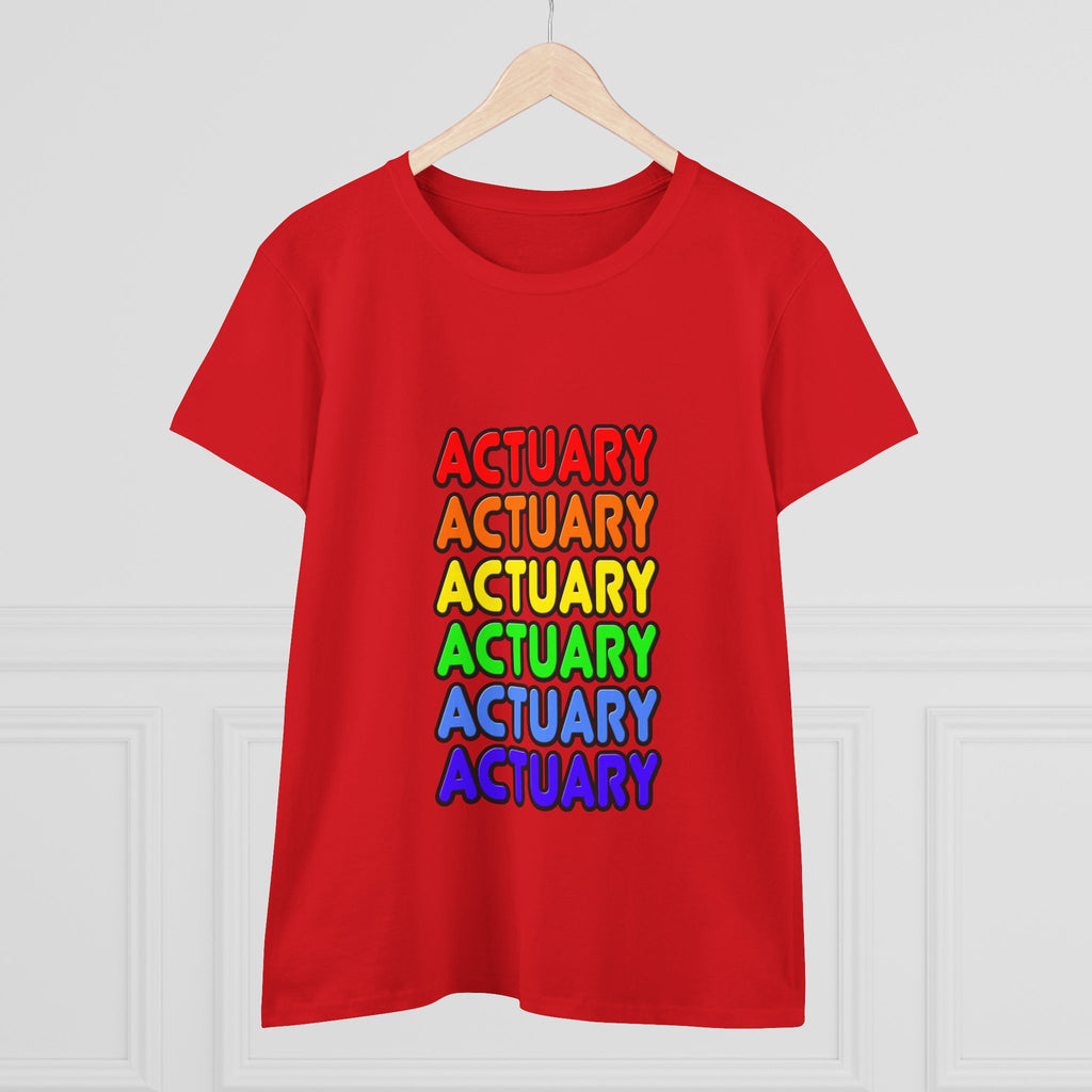 Rainbow Actuary - Women's Midweight Cotton Tee