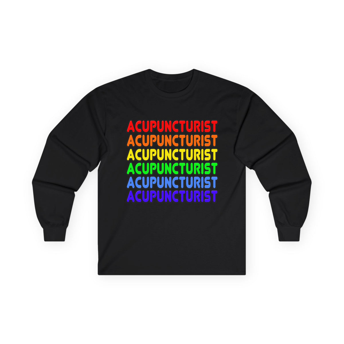 Rainbow Acupuncturist - Unisex Ultra Cotton Long Sleeve Tee