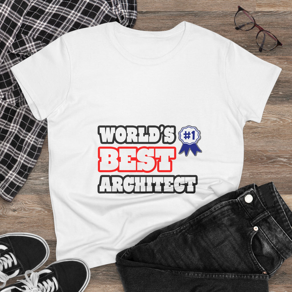 World's Best Architect - Women's Midweight Cotton Tee