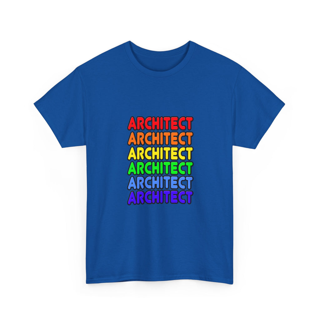 Rainbow Architect - Unisex Heavy Cotton Tee