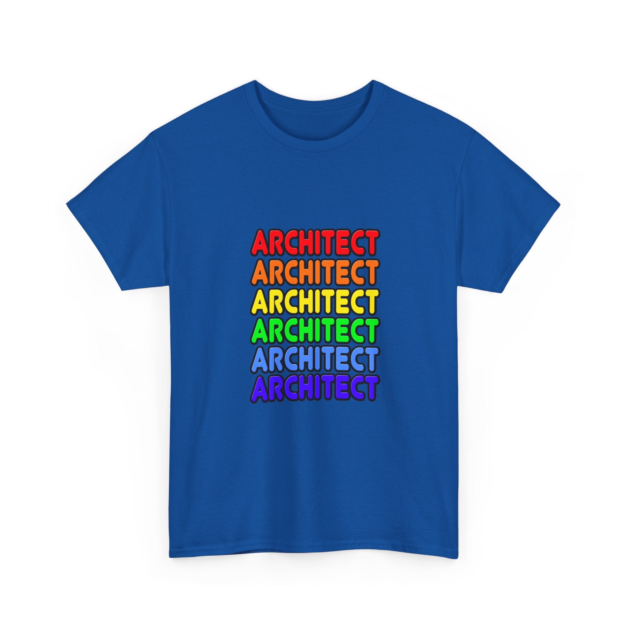 Rainbow Architect - Unisex Heavy Cotton Tee