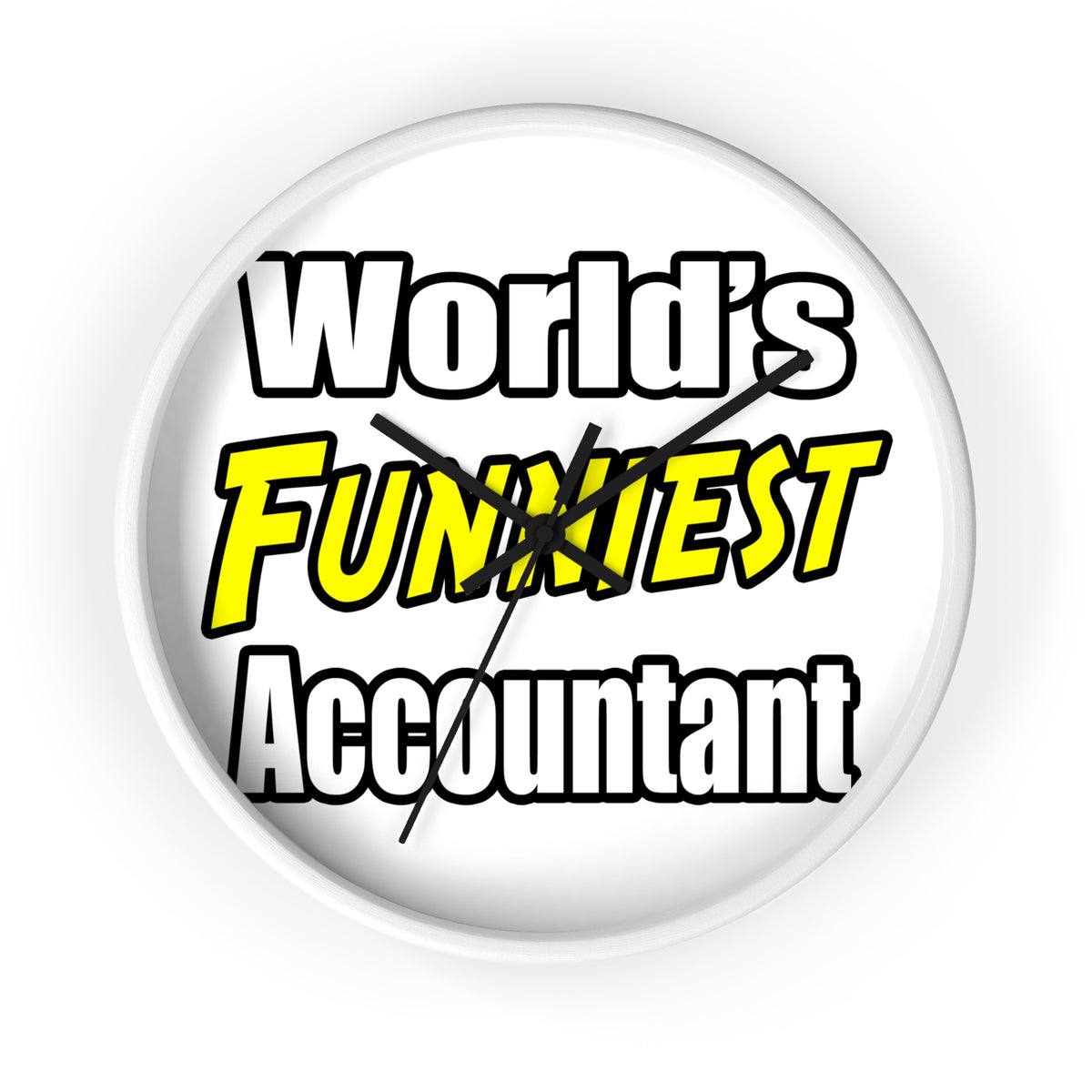 World's Funniest Accountant - Wall Clock