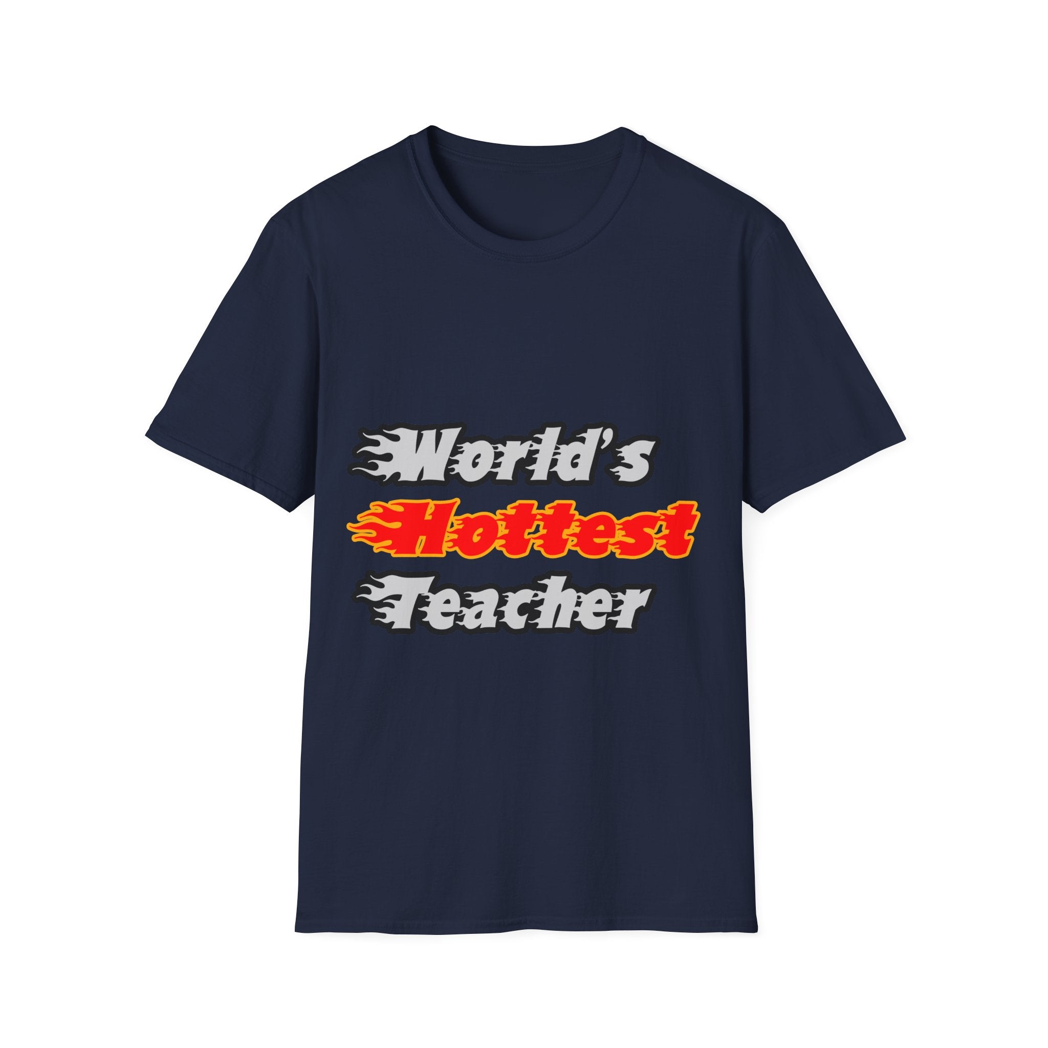 World's Hottest Teacher - Unisex Softstyle T-Shirt