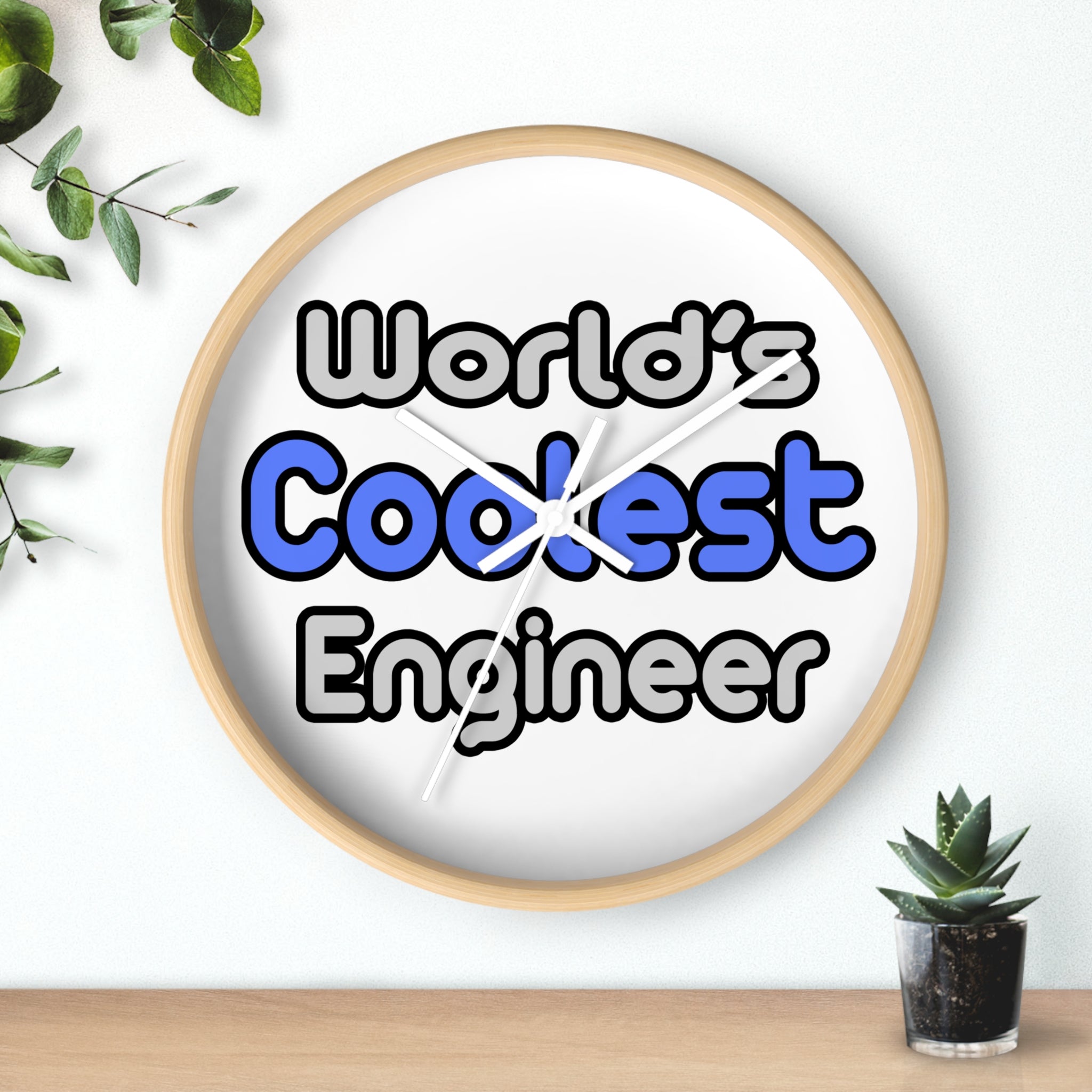 World's Coolest Engineer - Wall Clock