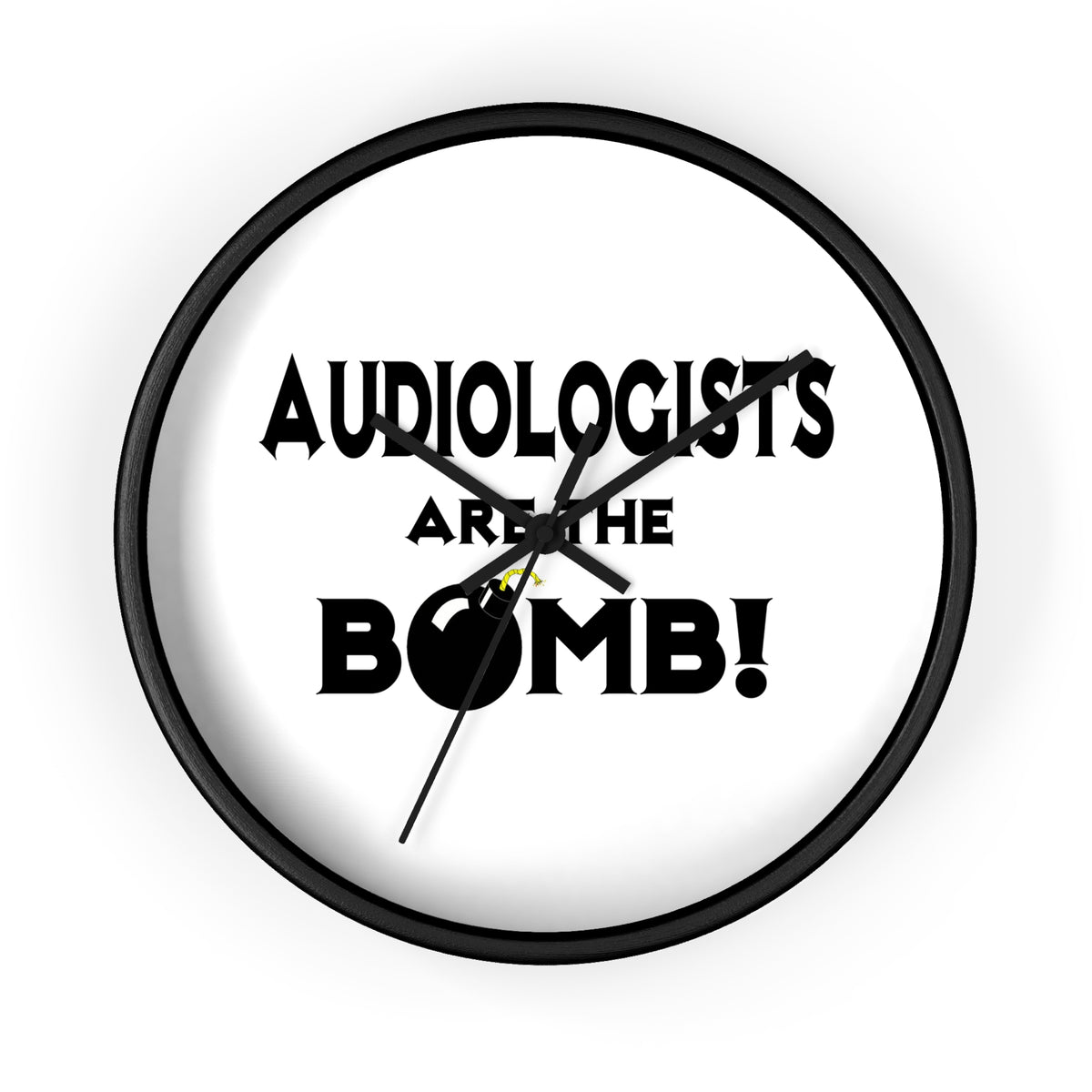 Audiologists Are The Bomb! - Wall Clock