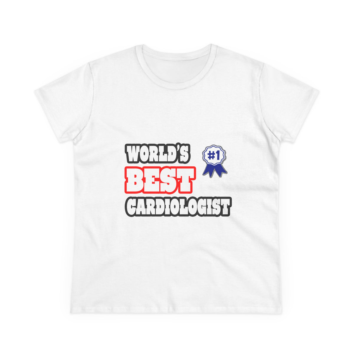World's Best Cardiologist - Women's Midweight Cotton Tee