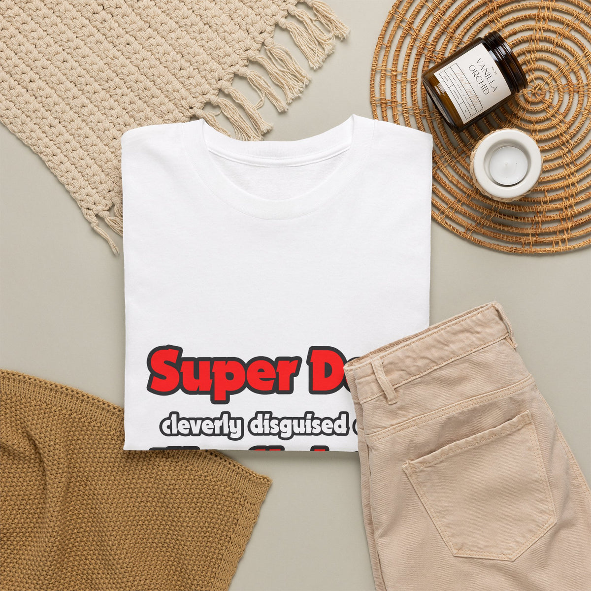 Super Dad ... Firefighter - Unisex Heavy Cotton Tee