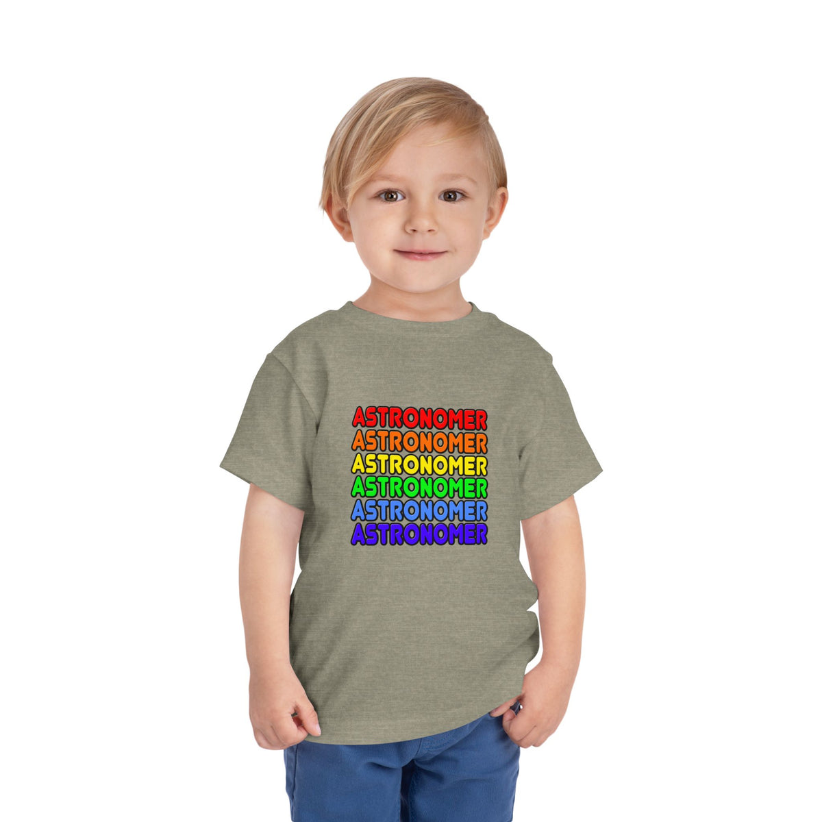 Rainbow Astronomer - Toddler Short Sleeve Tee