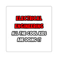 Funny Electrical Engineer Shirts and Gifts - Square Stickers
