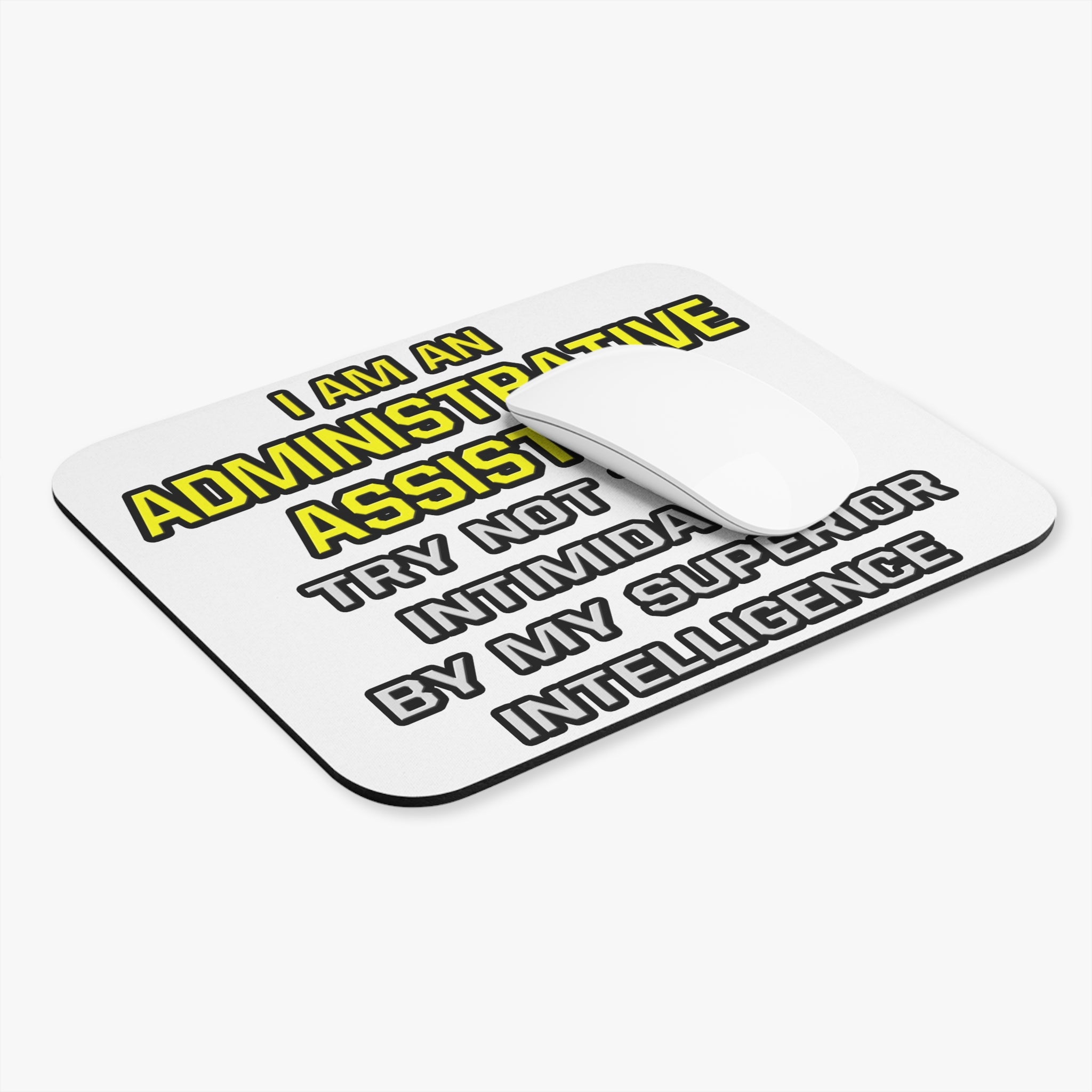 Administrative Assistant...Superior Intelligence - Mouse Pad (Rectangle)